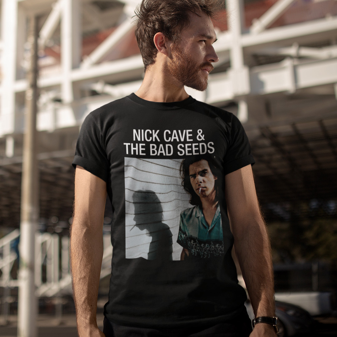 Футболка унісекс Nick Cave and The Bad Seeds (Photo by Anton Corbijn) XS чорний, фото 1