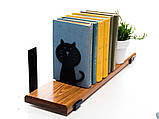 Підставка тримач для книг металевий,стоппер для книг,букенд, фото 3