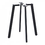 Стіл барний ЛеройLoft Design, діам. 80 см. у кольорі Орех Модена, фото 3