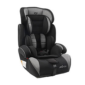 Автокрісло з бустером JOY (група 1-2-3, вага 9-36кг) 7045-21 Чорно-сіре