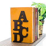 Підставка тримач для книг металевий,стоппер для книг,букенд, фото 5