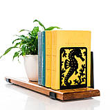 Підставка тримач для книг металевий,стоппер для книг,букенд, фото 4