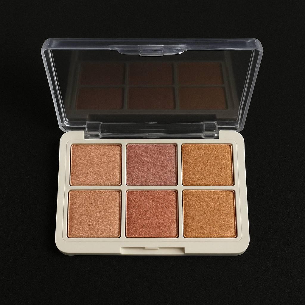 Новинка! Втирка для дизайну нігтів 6 в 1 (палетка) №07