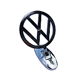 Емблема приціл на капот Volkswagen Хром на скотчі (сплав), фото 2