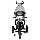 Дитячий триколісний велосипед-коляска з батьківською ручкою Turbo Trike MT 1006-12, фото 3