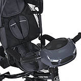 Дитячий триколісний велосипед-коляска з батьківською ручкою Turbo Trike MT 1006-2, фото 6