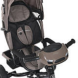 Дитячий триколісний велосипед-коляска з батьківською ручкою Turbo Trike MT 1006-5, фото 5