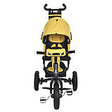 Дитячий триколісний велосипед-коляска з батьківською ручкою Turbo Trike MT 1006-10, фото 2