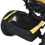 Дитячий триколісний велосипед-коляска з батьківською ручкою Turbo Trike MT 1006-10, фото 7