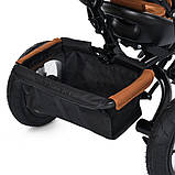 Дитячий триколісний велосипед-коляска з батьківською ручкою Turbo Trike MT 1006-11, фото 8