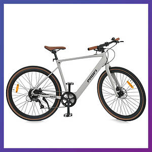 Електровелосипед двоколісний для дорослих Profi MEB 700C DASH-4 28 дюймів 48V10AH 250W Білий