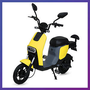 Скутер на акумуляторі двоколісний для дорослих і підлітків Profi MES 1023-4 OSHIKA/BAT 48V20AH 500W Жовтий