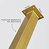 Ніжка з металу 400 мм 1 шт Золото, фото 3