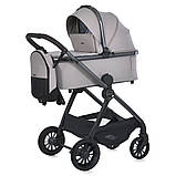 Дитяча універсальна коляска-трансформер 2в1 El Camino ME 1183 RIVIERA дощовик, москітна сітка Бежевий, фото 2