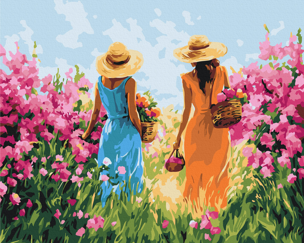 Картина за номерами 40х50 см. Подруги на прогулянці Brushme BS54235, фото 1