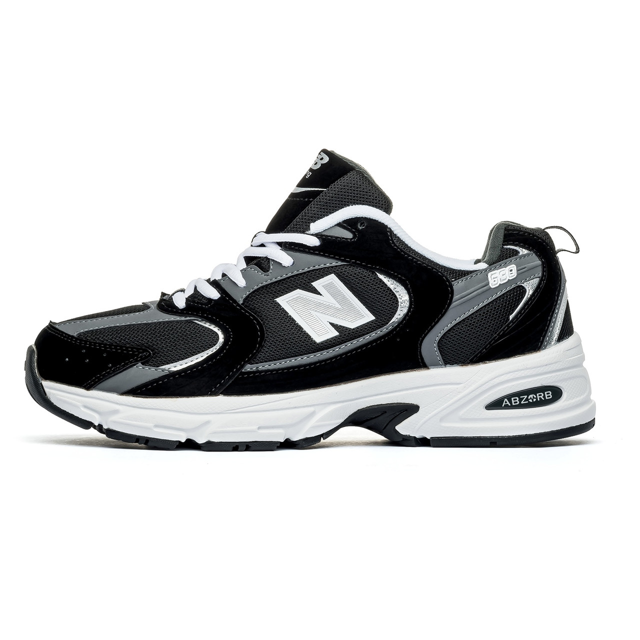 Кросівки New Balance 530 Classic Black Grey Взуття Нью Беланс 530 чорні замша текстиль демісезон унісекс
