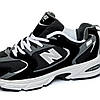 Кросівки New Balance 530 Classic Black Grey Взуття Нью Беланс 530 чорні замша текстиль демісезон унісекс, фото 8
