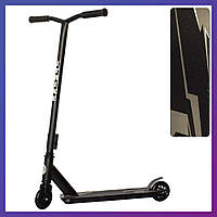 Самокат трюковий двоколісний для дітей від 5 років ITRIKE SR 2-064-1-B Чорний