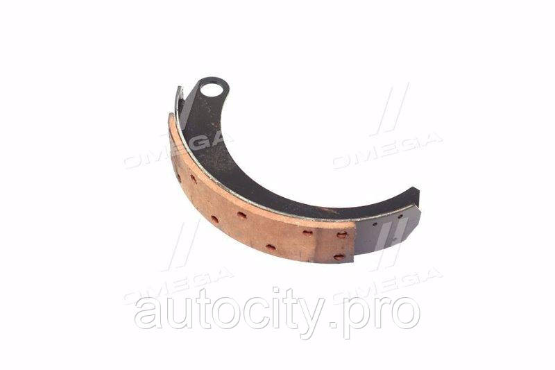 Колодка гальмівна перед. 53-3501091 (коротка накладка, ГАЗ 53) DETALKA, фото 1