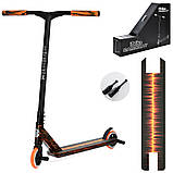 Самокат трюковий міський двоколісний для дорослих і дітей від 5 років ITRIKE SR 2-083-BOR Чорний, фото 2