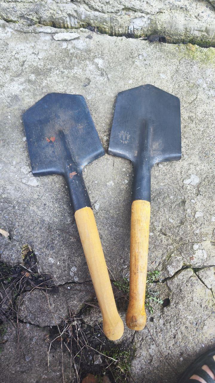 Мала піхотна лопата Саперська з чохлом, фото 1