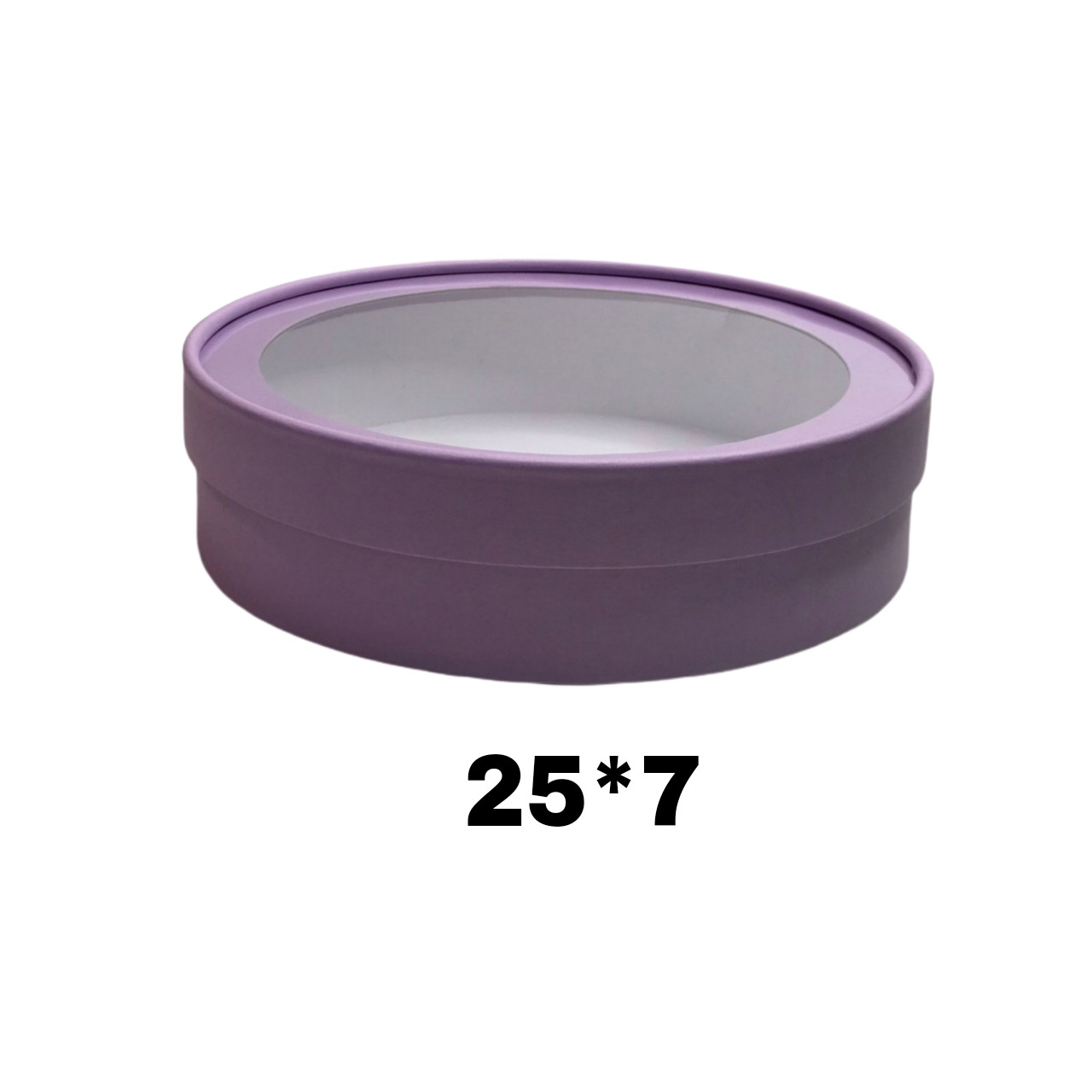 Коробка для зефіра 25*7 (лаванда матова), фото 1