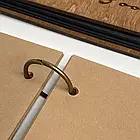 Крафтбук "Дерево" з темною обкладинкою та бежевими сторінками, фото 6