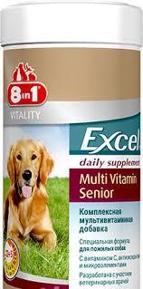 8in1 Excel Multi Vitamin Senior — мультивітаміни для літніх собак 70таб, фото 1