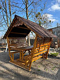 Дерев'яна альтанка, розбірна (на 8 людей) "Люкс", фото 7