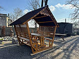 Дерев'яна альтанка, розбірна (на 8 людей) "Люкс", фото 8