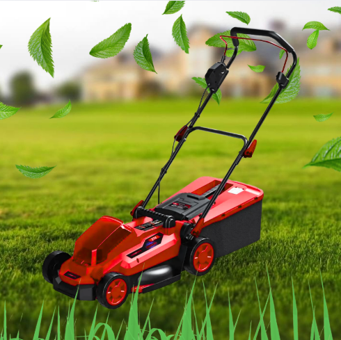 Акумуляторна газонокосарка Haisser HS LM2133B-Z для дому для саду, Газонокосарка акумуляторна для дачі