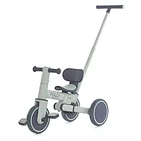 Велосипед триколісний дитячий El Camino Foldi ME 1202 Slate Green (ручка, EVA колеса, складаний)