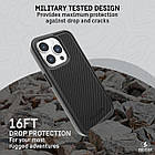 Чохол Pelican Protector Series Magsafe Kevlar Black для iPhone 15 Pro Max, фото 6