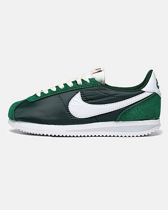 Кросівки Nike Cortez Fir Green White / Найк Кортез Фер Зелені з Білим, фото 1