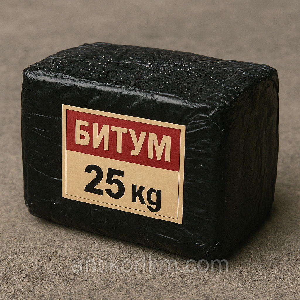 Бітум Нафтовий БН 90/10, Бітумна Смола, Бітум Будівельний, 25 кг