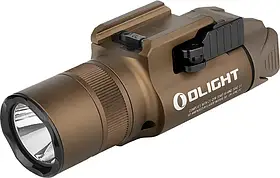 Ліхтар підствольний Olight Baldr Pro R з ЛЦВ, Desert Tan,1350 лм | Зелений лазер | Магнітна зарядка
