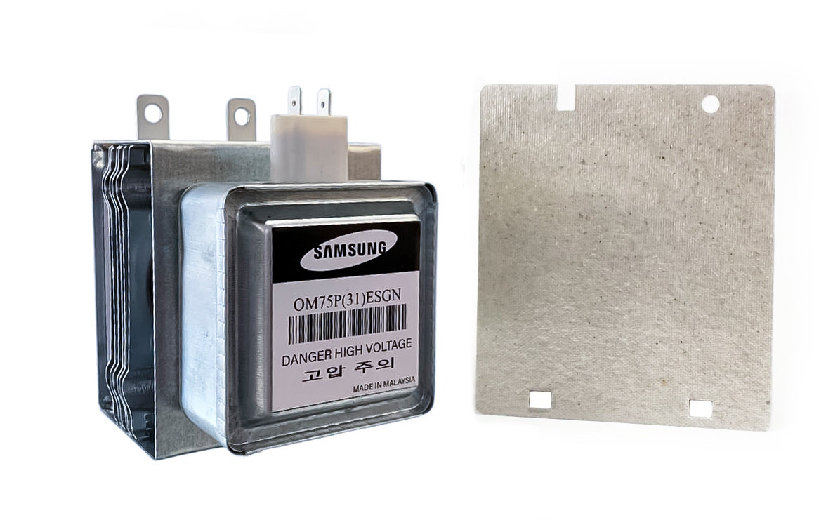 Магнетрон OM75P(31)ESGN для мікрохвильової печі Samsung + cлюда DЕ63-00237А