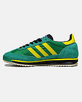Жіночі Кросівки Adidas SL 72 RS Green Yellow / Адідас СЛ 72 РС Зелені з Жовтим, фото 5