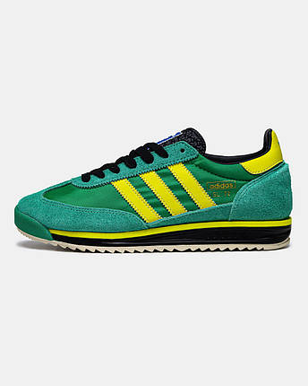 Жіночі Кросівки Adidas SL 72 RS Green Yellow / Адідас СЛ 72 РС Зелені з Жовтим, фото 1