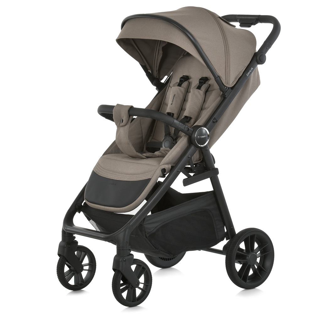 Коляска прогулянкова EL CAMINO DAHLIA ME 1181 Milk Chocolate Бежева