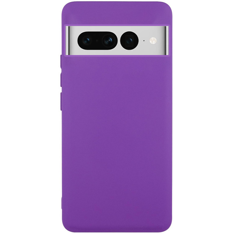 Чохол TPU GETMAN Liquid Silk для Google Pixel 7 Pro Фіолетовий / Purple, фото 1