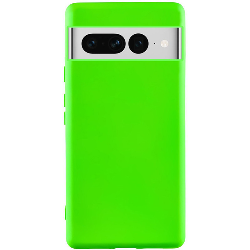 Чохол TPU GETMAN Liquid Silk для Google Pixel 7 Pro Салатовий / Neon Green, фото 1