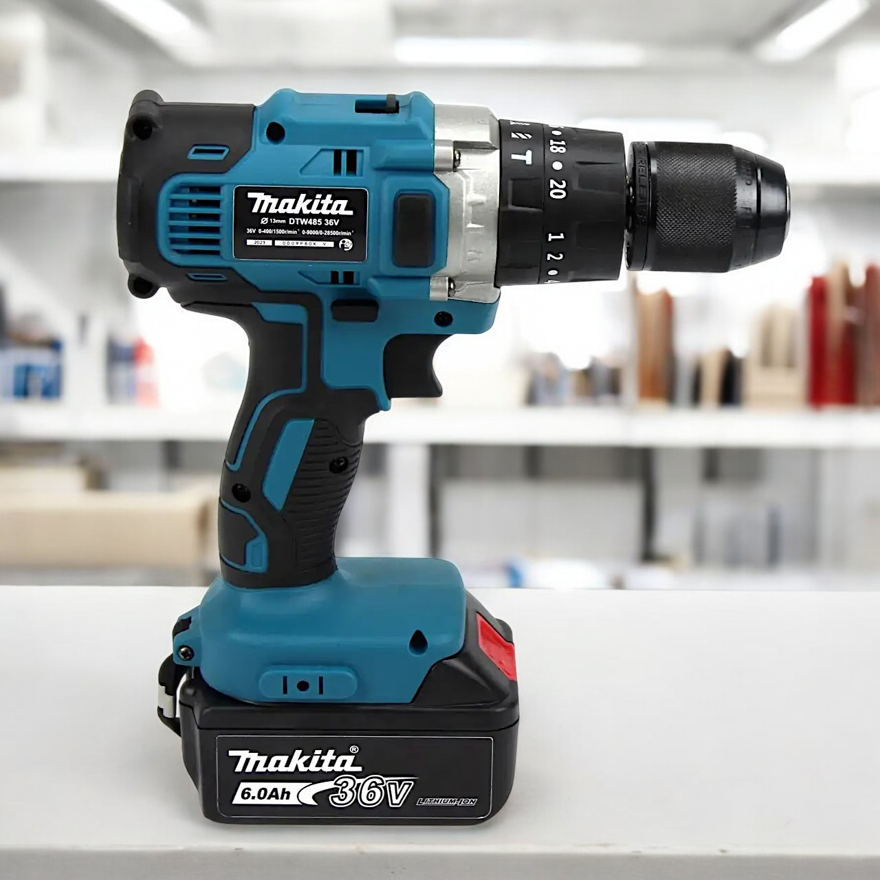 Ударний шурупокрут Makita DTW485 36V 6AH Безщітковий шуруповерт Макіта Акумуляторний шуруповерт, фото 1