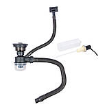 Кухонна мийка Valeso Handmade 60х50 PVD чорна 3.0/0.8 6050, фото 7