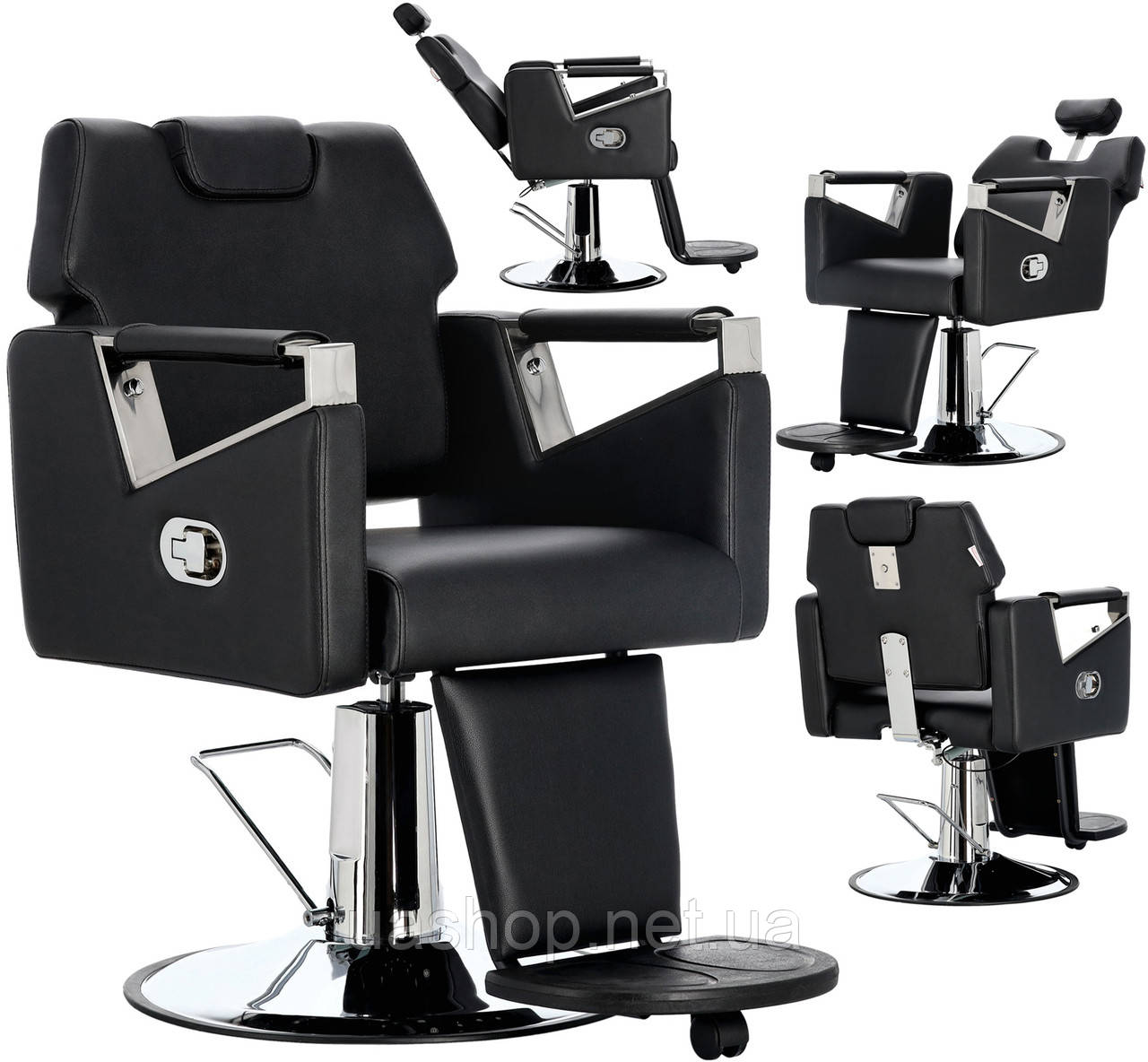Перукарське крісло гідравлічне для перукарні Ares Barberking barber shop, фото 1