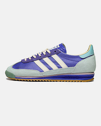 Жіночі Кросівки Adidas SL 72 OG Semi Cobalt Blue White / Адідас СЛ 72 ОГ Семи Кобальт Сині з Білим, фото 1