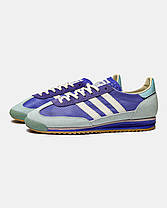 Жіночі Кросівки Adidas SL 72 OG Semi Cobalt Blue White / Адідас СЛ 72 ОГ Семи Кобальт Сині з Білим, фото 6