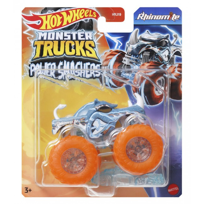 Базова машинка-позашляховик 1:64 серії "Power Smashers" Monster Trucks Hot Wheels (в ас.), фото 1