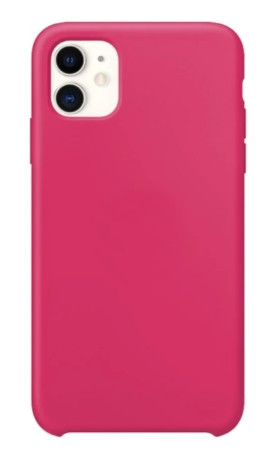 Чохол для iPhone 11 — Силіконовий із мікрофіброю, Pomegranate (59)