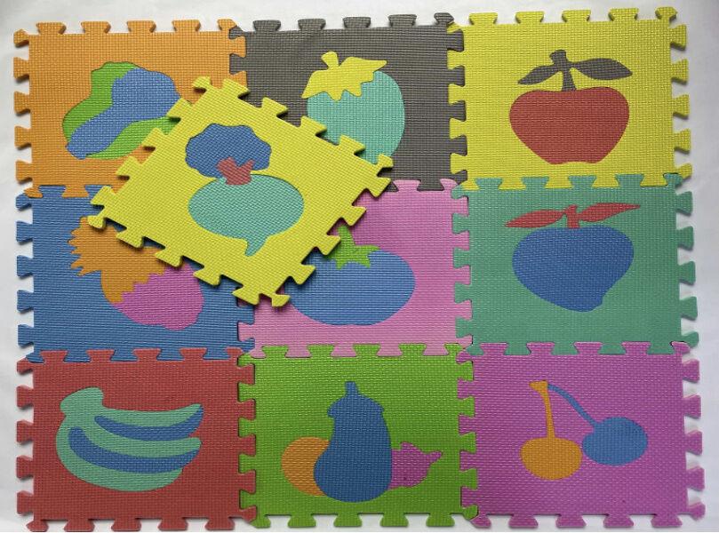 Килимок-пазл C 68885 (24) 10 елементів, 30х30 см, у плівці, фото 1